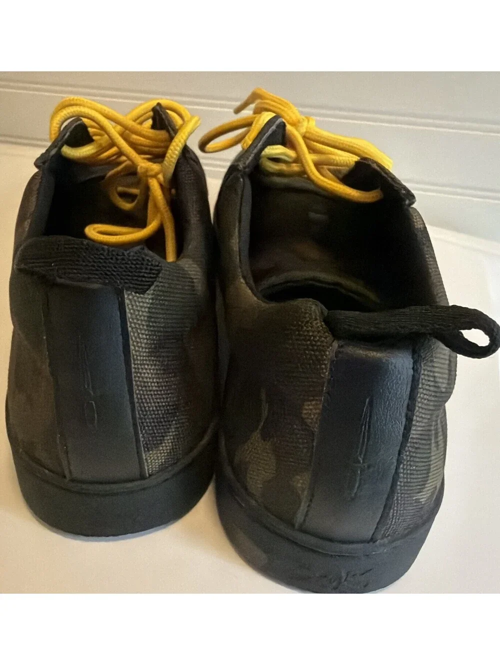 Woobies Mod-1 Jungle Camo Casual Tactical Shoes Yellow Laces Men's Size 12 NWOT